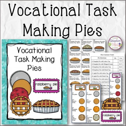 Vocational Task Making Pies